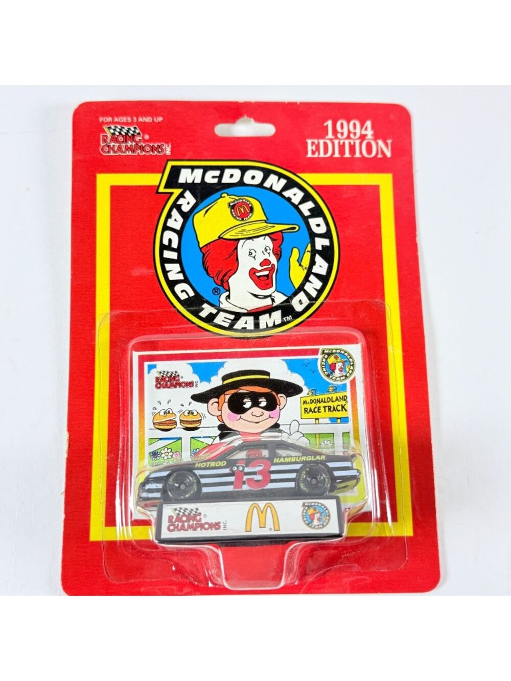 Vintage Racing Champion 1994 Hamburglar McDonalds Racing Team Diecast 1:64